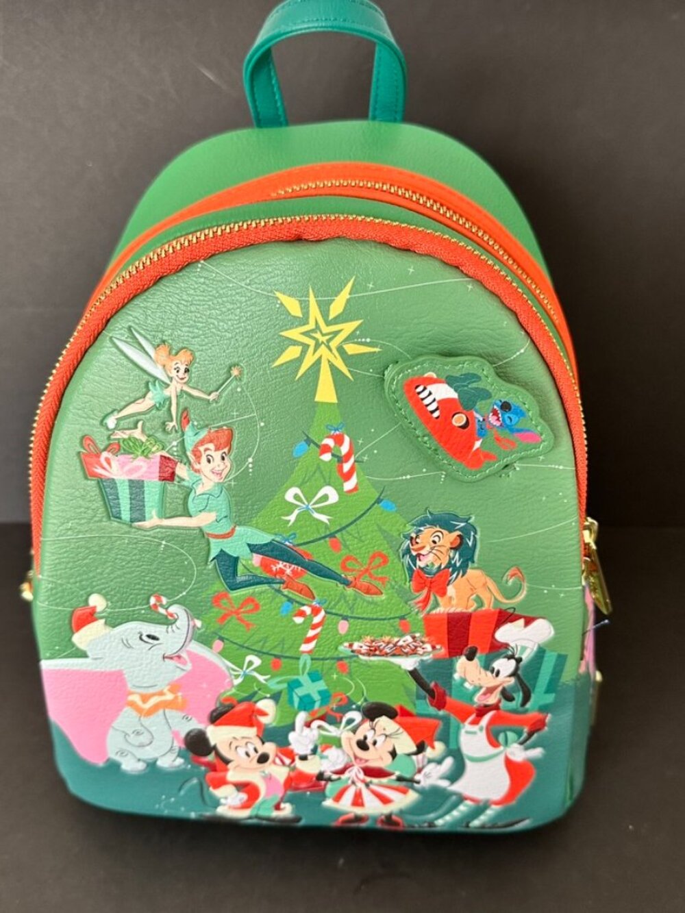 Disney Parks X Loungefly 2023 Classic Christmas Glow In Dark Holiday Backpack